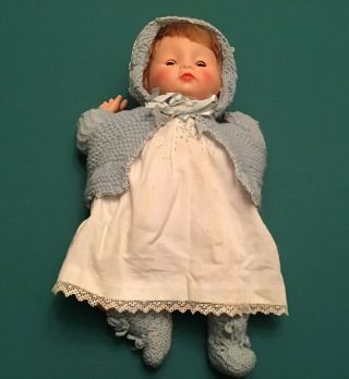 Vintage Baby Doll Marked 12ep Hd Approximately 14 Inches