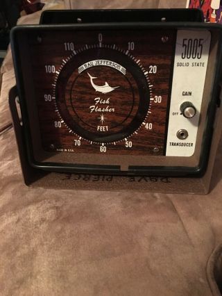 Vintage Antique Ray Jefferson Fish Flasher Model 5005 Fish Finder Only