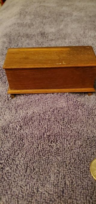 1:12 Scale Distressed Blanket Chest With Tiny Letters