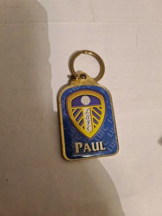 Rare Old Leeds United Football Club Keyring Badge