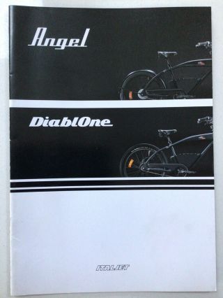 Rare Italjet Angel & Diablone Electric Bicycle (ebike) Brochure