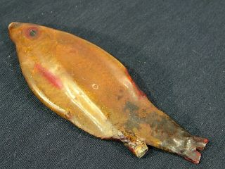 Rare Antique Folk Art Fish Decoy Lure (7)