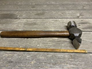 Rare Vintage Fayette R Plumb Cross Peen Hammer 2 Lbs.  4 Oz.