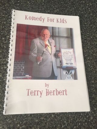(w) Rare Vintage Magic Trick Lecture Notes Komedy For Kids By Terry Herbert