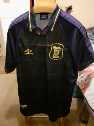 Rare Old Scotland 1994 Football Shirt Size Adults Xtr Large