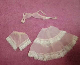 Vintage Ideal Tammy Doll 9091 Pink Slip,  Bra,  And Panties