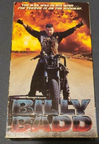Billy Badd - Vhs - 1992 Horror Slasher Motor Psycho - Very Rare - Sov - Htf