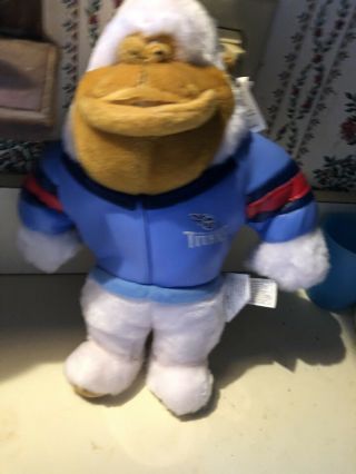 2001 Nfl Play By Play 12 " Tennessee Titans Rare Gorilla Plush With Tag