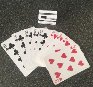(w) Rare Vintage Jumbo Card Magic Trick The Twister