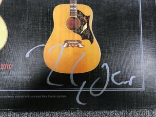 VERY RARE Mark Knopfler Limited Edition Signed Numbered 2010 Lithograph 2