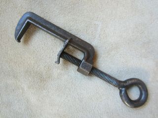 Rare Newhouse Setting Clamp No.  4 Long Spring Trap Setter / Wolf Trap Setter