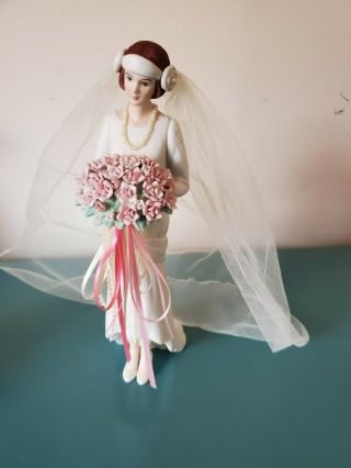 Classic Brides Of The Century Mary Claire The 1920s Bride Porcelain Figurine