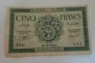 Rare 1942 Banque De L 