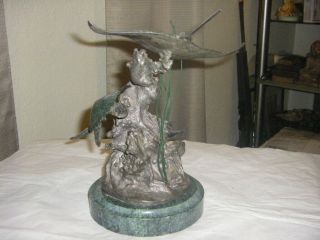 Rare Limited Edition Bronze Sculpture by J.  Wyatt 