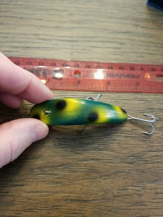 Rare Vintage Paw Paw Go Diva Flap Jack?? Fishing Lure Cool Frog Colors 3 Inch