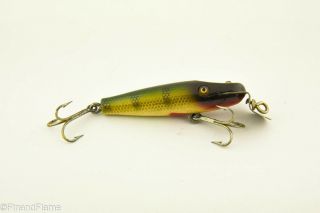 Vintage Creek Chub Midget Glass Eye Pike Antique Fishing Lure Perch Rs4