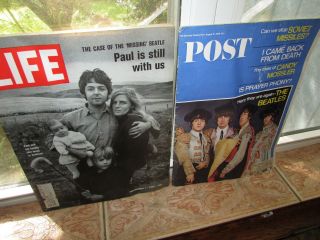 Two Vintage Life Magazines Beatles 1966 & 1969