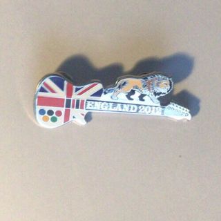 Very Rare London 2012 Olympic Games 2012 Pin Badge Guitar/lion
