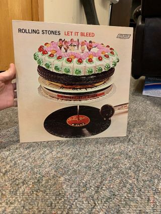 Rare Vintage Let It Bleed Rolling Stones 1969 Lp London 1st Press Nm