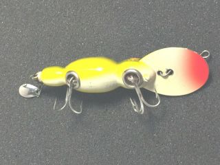 Vintage Wood Bomber Small Waterdog Lure 1511 - Frog - 3 inch 2