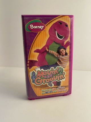 Barney Movin And Groovin (vhs,  2004) Rare Vintage Collectible Clamshell