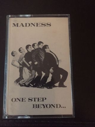 Madness : One Step Beyond.  Rare Stiff Uk Cassette Zseez 17.  Paper Labels