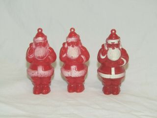 Usa Antique Plastic Irwin Santa Candy Container Christmas Ornament 1950 