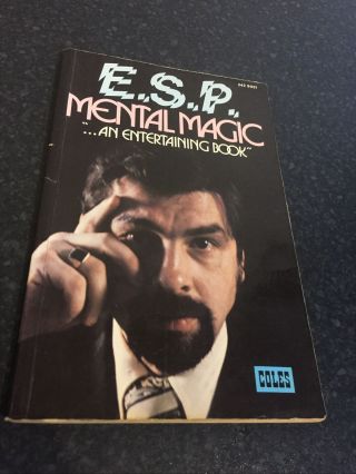 Rare Vintage Magic Trick Book E.  S.  P Mental Magic By Tony Doc Shiels
