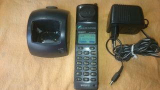 Vintage Rare Cell Phone Sony Cm - Dx 1000
