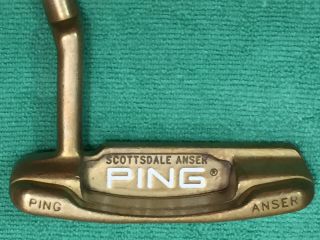 Ping Scottsdale Anser Putter 35 " Allen Solheim Grind 1 Of 100 Very Rare