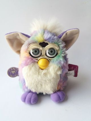 Tie Dye Furby 1999 Model 70 - 800 Tiger Electronics With Tag,  Rare,  Video