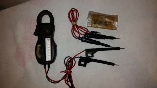 Amprobe Rs - 3 Rotary Scale Clamp - On Meter.  Volt & Ohm Leads.