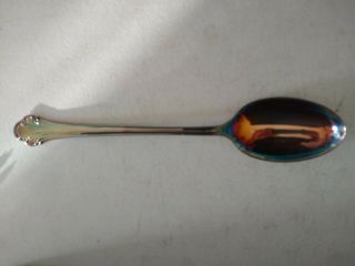 Silver plated Charleston Rice Spoon Sheffield Italy 3