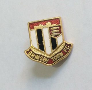 Grimsby Town Football Club Fc Badges Enamel Supporters Pin 5.  Old Rare