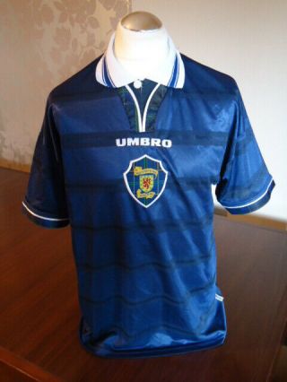 Scotland 1998 Umbro Home Shirt Large Adults Rare France 98 World Cup