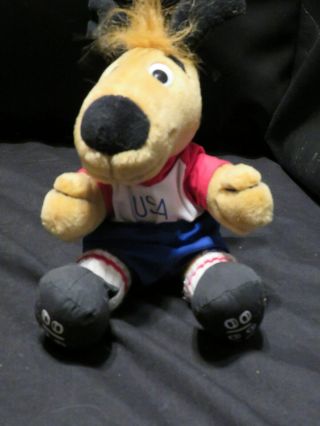 Rare 1994 Fifa World Cup Soccer Usa Plush Vintage Mascot Dog Striker