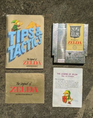 The Legend Of Zelda Nes Gold,  Tips And Tactics Guide Rare