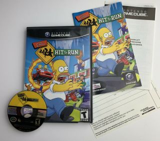 The Simpsons: Hit & Run (gamecube,  2003) Cib Registration Rare