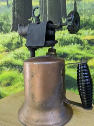 Vintage Antique Lenk Mfg.  Co.  Brass Gasoline Blow Torch