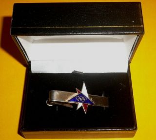 1960 Winter Olympic Games Squaw Valley California Neck Tie Clip Pin Very Rare