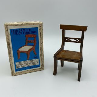 Vtg Shackman Miniature Doll House Furniture Upholstered Desk Chair 1960 