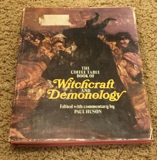 The Coffee Table Book Of Witchcraft And Demonology By Paul Huson Rare