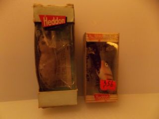 Vintage Heddon Lures,  Deep 6 & Meadow Mouse