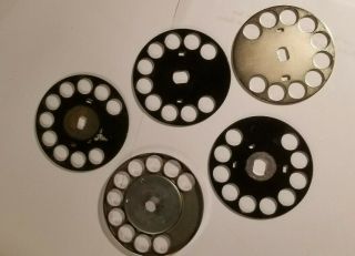 5 Telephone finger wheels for vintage phones Candle Stick,  antique Wall Phones 2