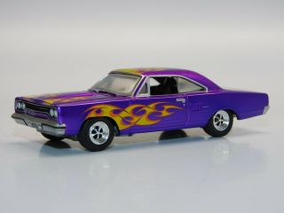 Greenlight 1/64 1968 - 70 Plymouth Road Runner Purple W/ Flames 440,  6 Vhtf Rare