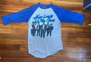 Vintage 1984 Huey Lewis And The News Sports Tour 84 Concert Jersey Size M Rare
