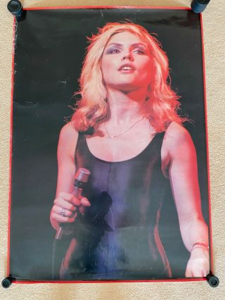Debbie Harry/blondie Rare Poster 1970/80 