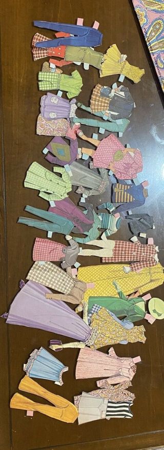 Vintage Tammy and Pepper (Tammy ' s little sister) Cut Outs Paper Dolls 3