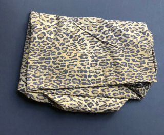 Rare Ralph Lauren Guinevere Aragon Queen Fitted Sheet Animal Print Leopard