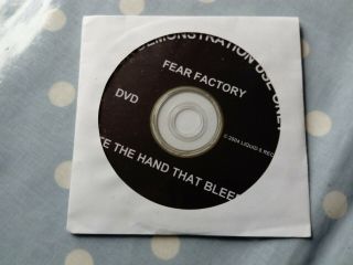Fear Factory Bite The Hand That Bleeds /remix Rare 5 Track Dvd Cd